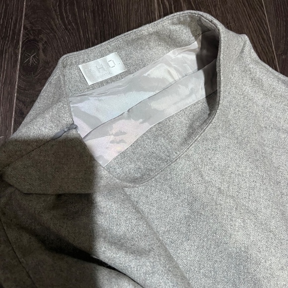Grey Wool skirt A Line Size XS - Picture 2 of 3